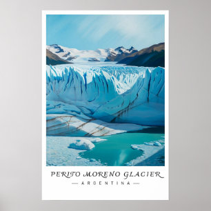 Perito Moreno Gletsjer Argentinië Kunst, Patagonia Poster