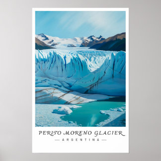 Perito Moreno Gletsjer Argentinië Kunst, Patagonia Poster