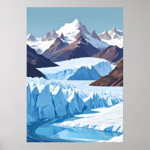 Perito Moreno Gletsjer Poster