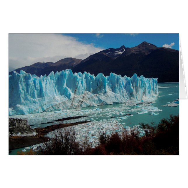 Perito Moreno gletsjer vooraan op de Andes (Voorkant Horizontaal)