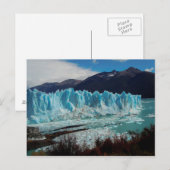 Perito Moreno gletsjer vooraan op de Andes Briefkaart (Voorkant / Achterkant)