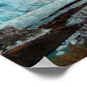 Perito Moreno gletsjer vooraan op de Andes Poster (Hoek)