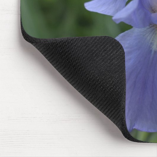 Periwinke Blue Iris Mousepad Muismat (Hoek)