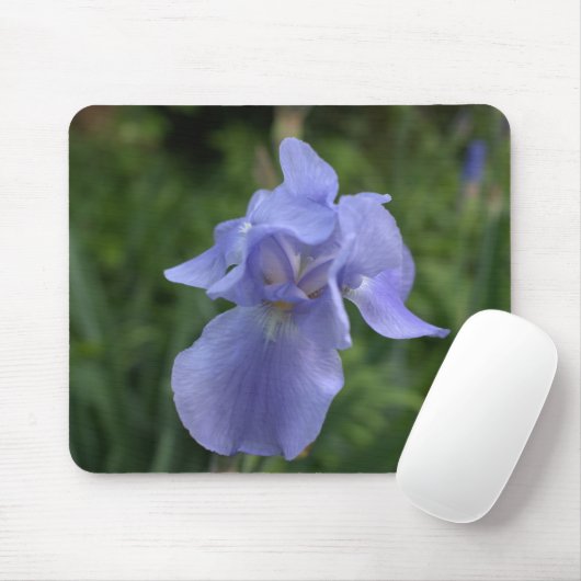 Periwinke Blue Iris Mousepad Muismat (Met muis)