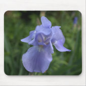 Periwinke Blue Iris Mousepad Muismat (Voorkant)