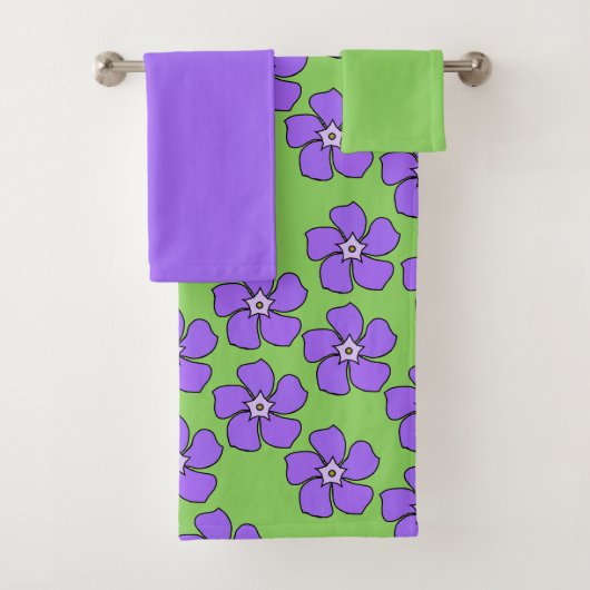Periwinkels voor badhanddoekjes bad handdoek (Insitu)