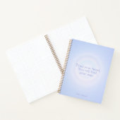 Periwinkle Aura Message Notebook Notitieboek (Binnen)