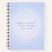 Periwinkle Aura Message Notebook Notitieboek (Voorkant)