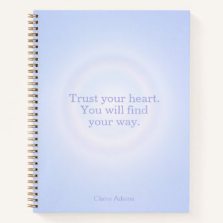 Periwinkle Aura Message Notebook Notitieboek
