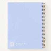 Periwinkle Aura Swatch Angel Number Notebook Notitieboek (Achterkant)