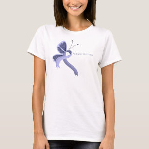 Periwinkle Awareness Lint Vlinder T-shirt