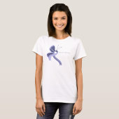 Periwinkle Awareness Lint Vlinder T-shirt (Voorkant volledig)