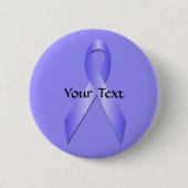 Periwinkle Awareness Ribbon Button Sjabloon (Voorkant)