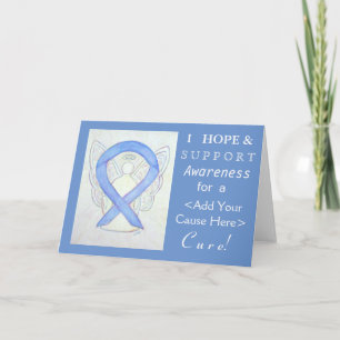 Periwinkle Awareness Ribbon Custom Want Kaarten