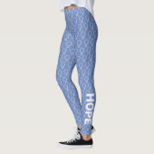 Periwinkle Awareness Ribbon Custom Words Leggings (Links)