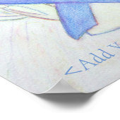 Periwinkle Awareness Ribbon Guardian Angel Print (Hoek)
