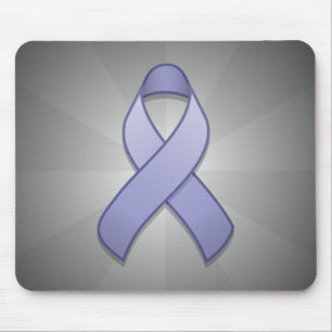 Periwinkle Awareness Ribbon Mousepad Muismat