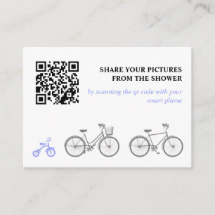 Periwinkle Bicycle Afbeelding Share Informatiekaartje