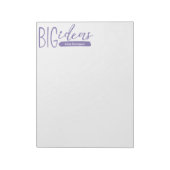 Periwinkle Big Ideeën Notitieblok (Linkerzijde)