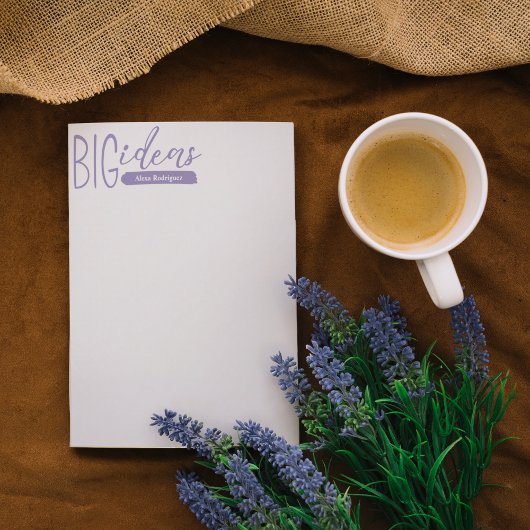 Periwinkle Big Ideeën Notitieblok