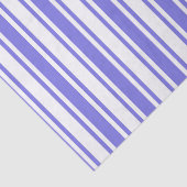 Periwinkle blauw en witte snoepjes strepen tissuepapier (Detail)