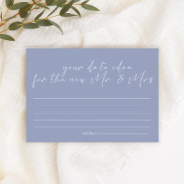 Periwinkle Bloemen Datum Nacht Idee Douche Spel Briefpapier