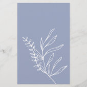 Periwinkle Bloemen Game Over Onder Flyer (Achterkant)