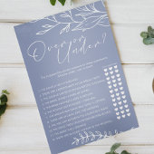 Periwinkle Bloemen Game Over Onder Flyer