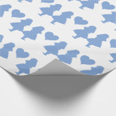 Periwinkle Blue Alice to Alice Cadeaupapier (Hoek)