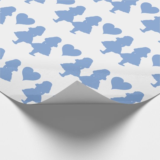 Periwinkle Blue Alice to Alice Cadeaupapier (Hoek)