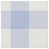 Periwinkle Blue Buffalo Check Patroon Stof (Close Up)