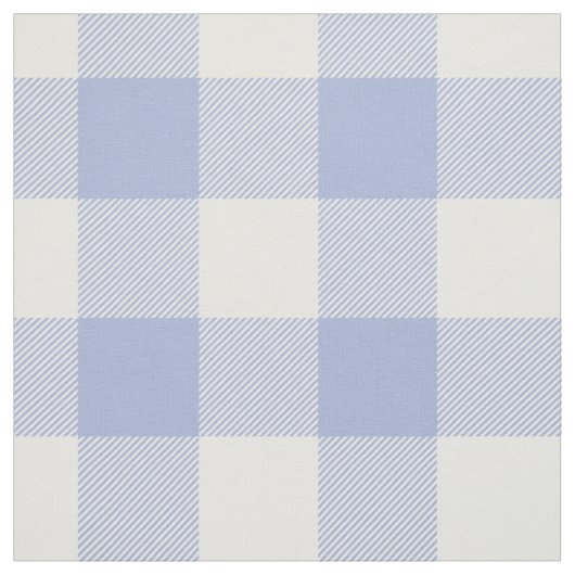 Periwinkle Blue Buffalo Check Patroon Stof (Swatch)