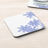 Periwinkle Blue Daisies Onderzetter (Linkerzijde)