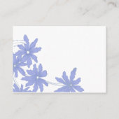 Periwinkle Blue Daisies Wedding Place Kaarten Plaatskaartje (Achterkant)