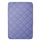 Periwinkle Blue Damask Badmat (Voorkant Verticaal)