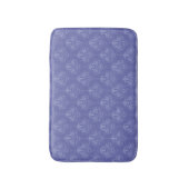 Periwinkle Blue Damask Badmat (Voorkant Verticaal)