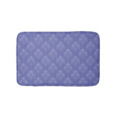 Periwinkle Blue Damask Badmat (Voorkant)