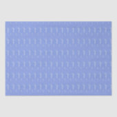 Periwinkle Blue Flecked Tissue Paper Tissuepapier (Voorkant)