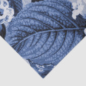 Periwinkle Blue  Floral Toile No.1 Tissuepapier (Detail)