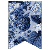 Periwinkle Blue Floral Toile No.1  Vlaggetjes (Eerste vlag)