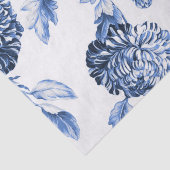 Periwinkle Blue  Floral Toile No.2 Tissuepapier (Detail)