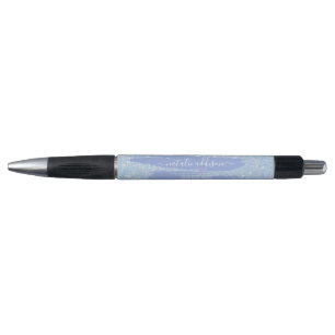 Periwinkle Blue Glitter Promotion Pen
