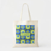 Periwinkle Blue Green Bridesmaid Weddenschap Tote Bag (Voorkant)