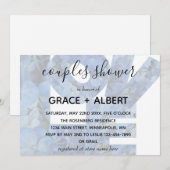 Periwinkle Blue Hydrangeas Couples Shower Kaart (Voorkant / Achterkant)