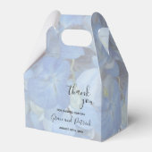 Periwinkle Blue Hydrangeas Wedding Favor Box Bedankdoosjes (Voorkant Zijde)