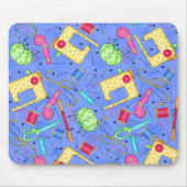 Periwinkle Blue Sewing Notions Mousepad Muismat (Voorkant)
