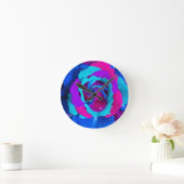 Periwinkle Blue Vision Wallclock Ronde Klok (Huis)