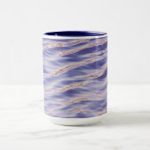 Periwinkle Blue Water Abstract Art Mok (Midden)