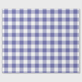 Periwinkle Buffalo Check Gingham Pattern Cadeaupapier (Vlak)