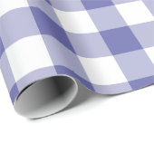 Periwinkle Buffalo Check Gingham Pattern Cadeaupapier (Rol Hoek)